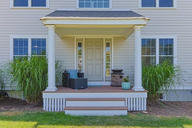 15 Littlefield Pond Rd, Harwich, MA 02645 - view of exterior entry with covered porch