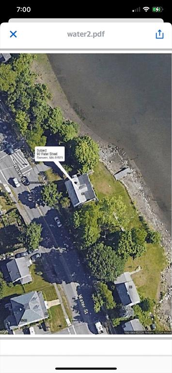 90 Water St, Danvers, MA 01923 - aerial overview of property's location
