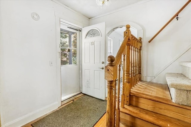 view of entrance foyer