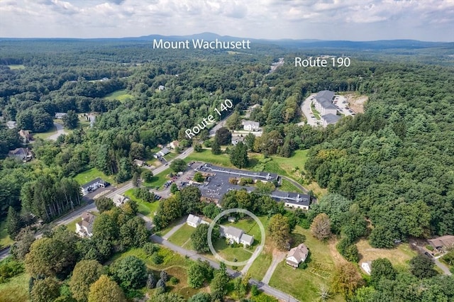 15 Reed St Unit 2, West Boylston, MA 01583 - view of property location featuring a forest