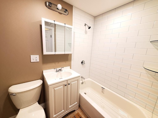 84-86R Cross St, Somerville, MA 02145 - bathroom with vanity, toilet, and bathing tub / shower combination