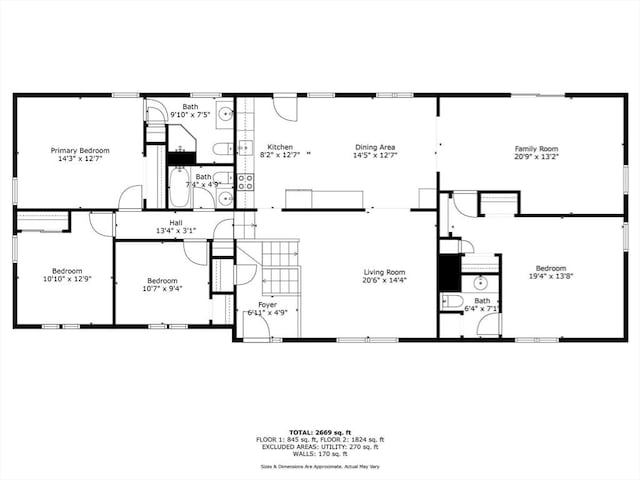 35 Pilgrim Dr, Norwood, MA 02062 - view of floor plan / room layout
