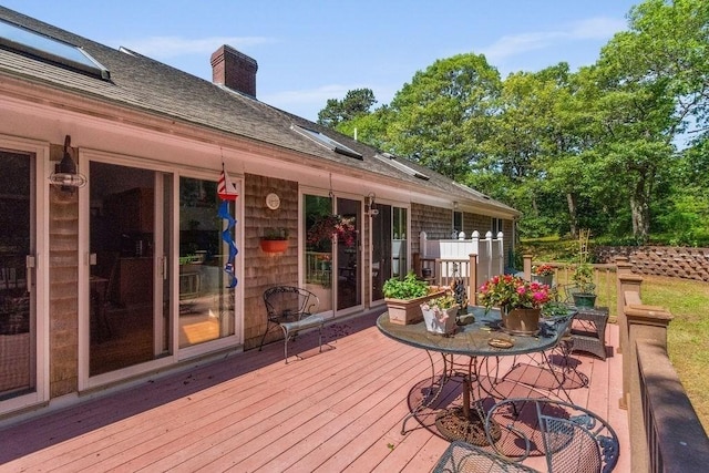 344 Mayfair Rd, Dennis, MA 02660 - view of wooden deck