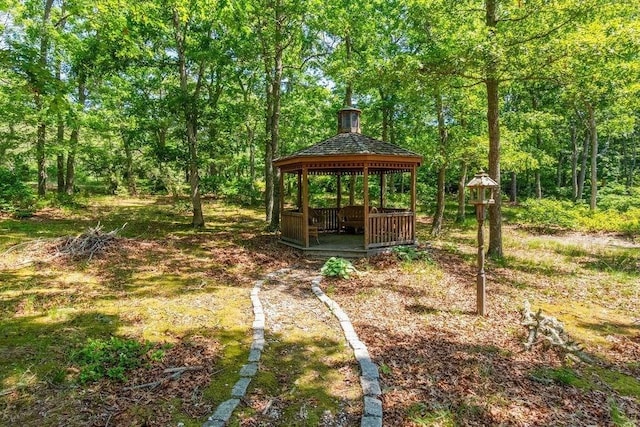 344 Mayfair Rd, Dennis, MA 02660 - view of yard with a gazebo