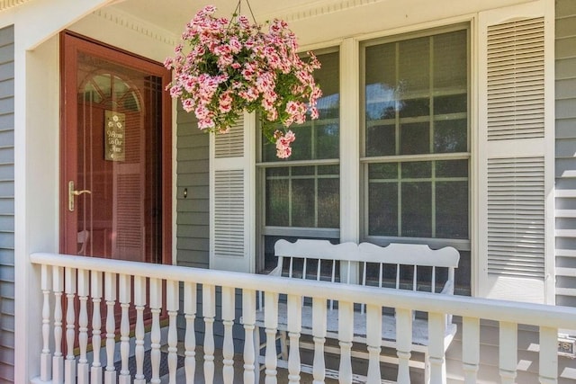 344 Mayfair Rd, Dennis, MA 02660 - doorway to property featuring covered porch