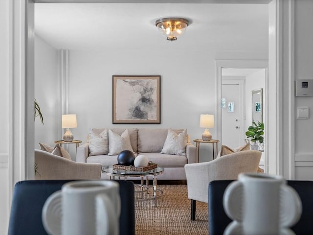 view of living area