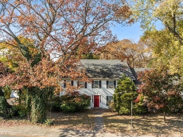 view of colonial home