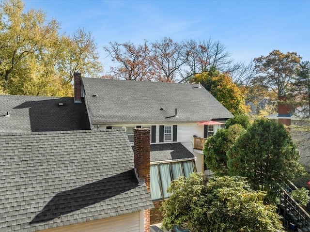 view of back of property