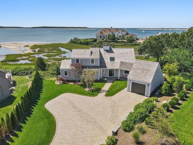 21 Glenwood St, Yarmouth, MA 02673 - aerial view of property and surrounding area with a large body of water