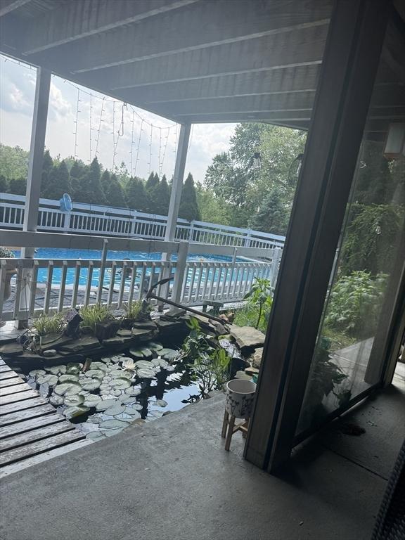 1820 Bay St, Taunton, MA 02780 - view of patio / terrace with an outdoor pool