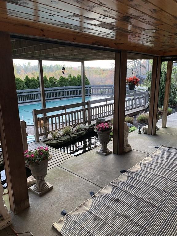 1820 Bay St, Taunton, MA 02780 - view of patio / terrace featuring an outdoor pool and a water view