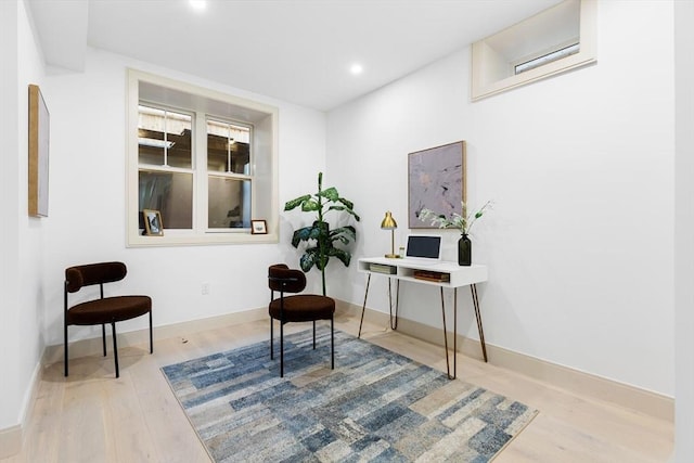 interior space featuring light hardwood / wood-style flooring