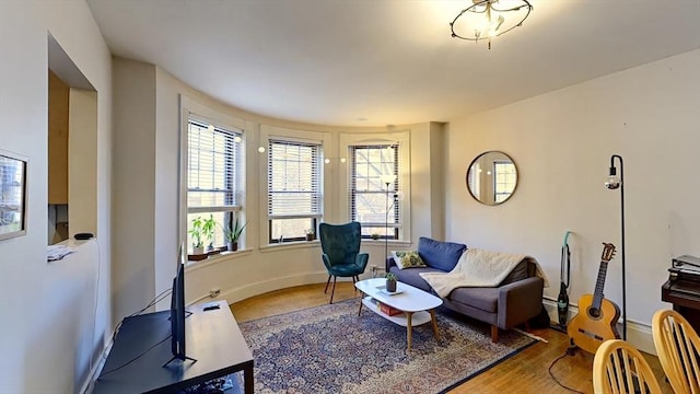 86 Saint Stephen St Unit 2, Boston, MA 02115 - living room featuring wood finished floors and baseboards