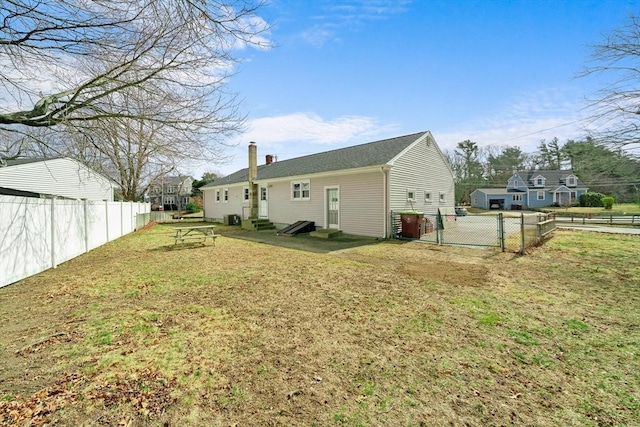 301 Main St, Acushnet, MA 02743 - back of property featuring a chimney
