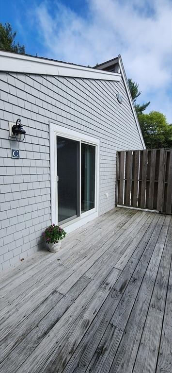70 Cape Dr Unit 12C, Mashpee, MA 02649 - view of wooden deck
