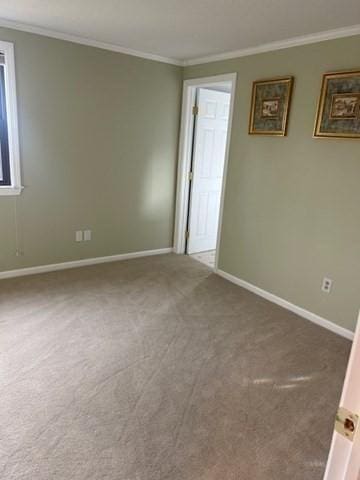 56 Granby Hts Unit 56, Granby, MA 01033 - carpeted spare room featuring crown molding and baseboards
