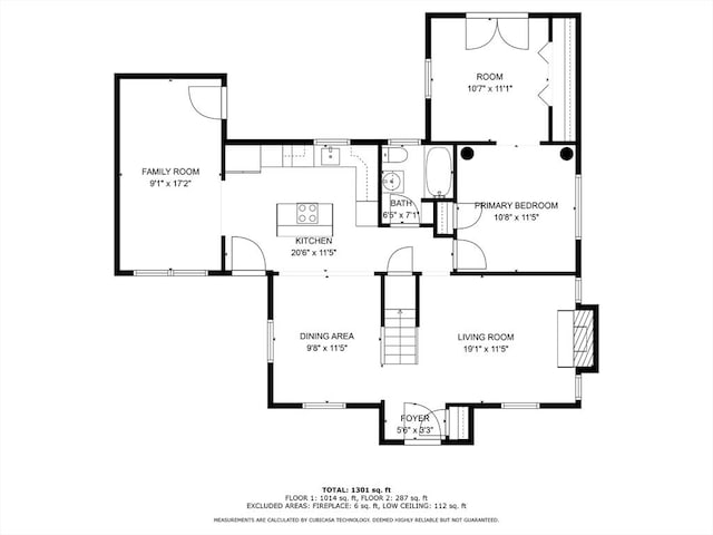 12 Willow St, Wakefield, MA 01880 - view of property floor plan