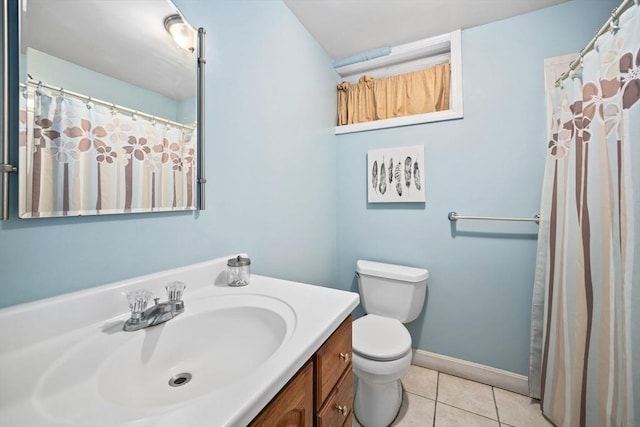 12 Wilson St, Randolph, MA 02368 - full bathroom with vanity, tile patterned flooring, and a shower with curtain