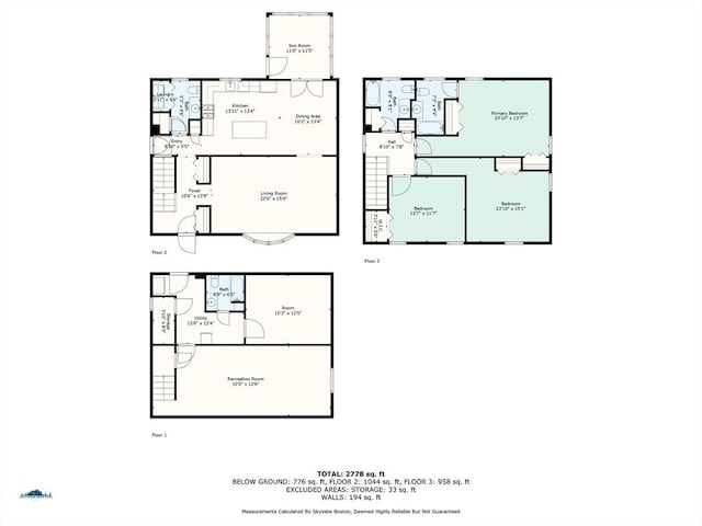 12 Wilson St, Randolph, MA 02368 - view of property floor plan