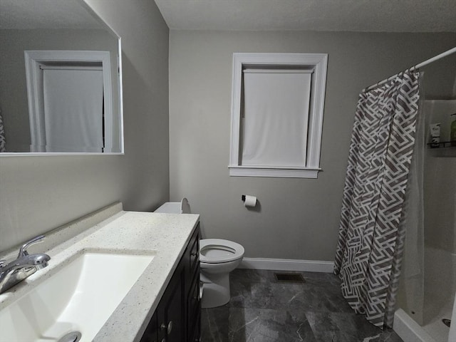 84 Murray Cir, Stoughton, MA 02072 - full bath featuring toilet, a shower stall, vanity, and baseboards