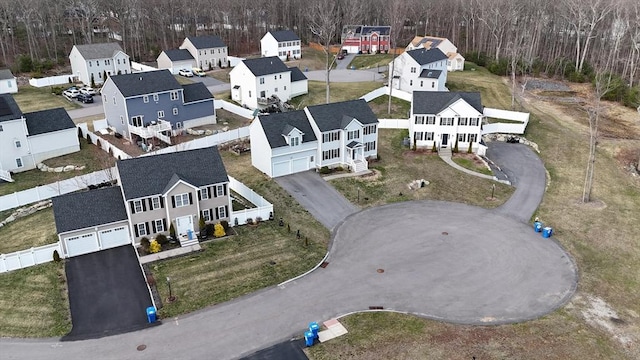 84 Murray Cir, Stoughton, MA 02072 - aerial view of residential area with a forest