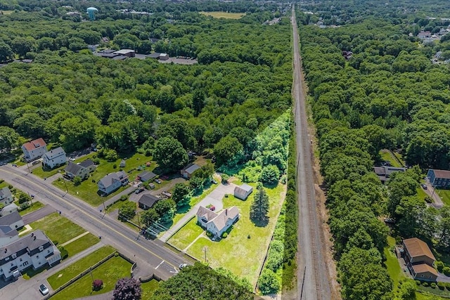 514 W Britannia St, Taunton, MA 02780 - drone / aerial view of a forest