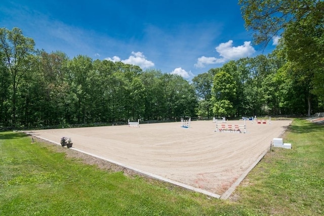 271 Rte 87, Columbia, CT 06237 - view of home's community with an enclosed horse arena and a yard
