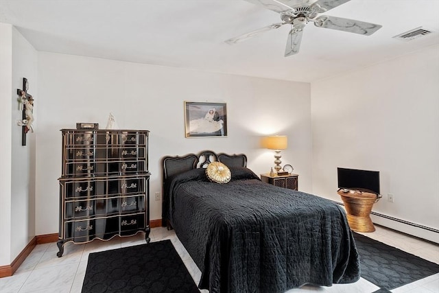 0 E Border Cir, Medford, MA 02155 - bedroom with baseboards and ceiling fan