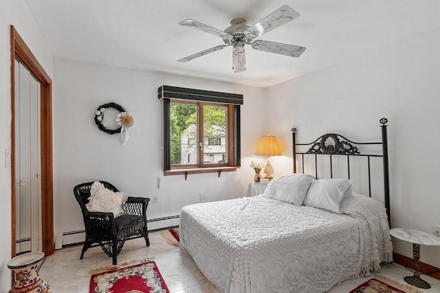 0 E Border Cir, Medford, MA 02155 - bedroom with baseboard heating
