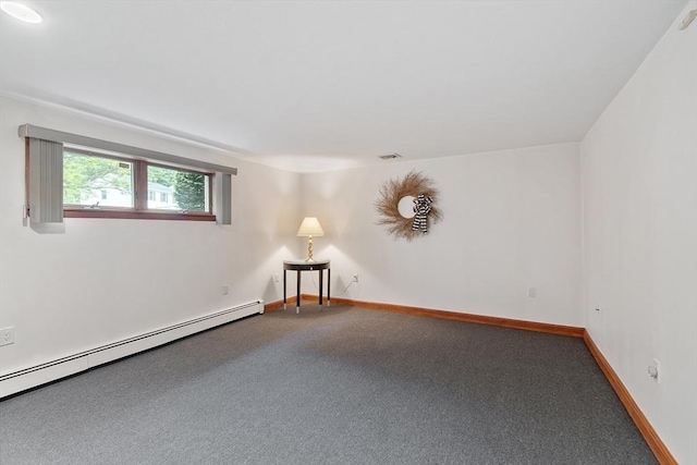 0 E Border Cir, Medford, MA 02155 - unfurnished room with a baseboard radiator, carpet, and baseboards
