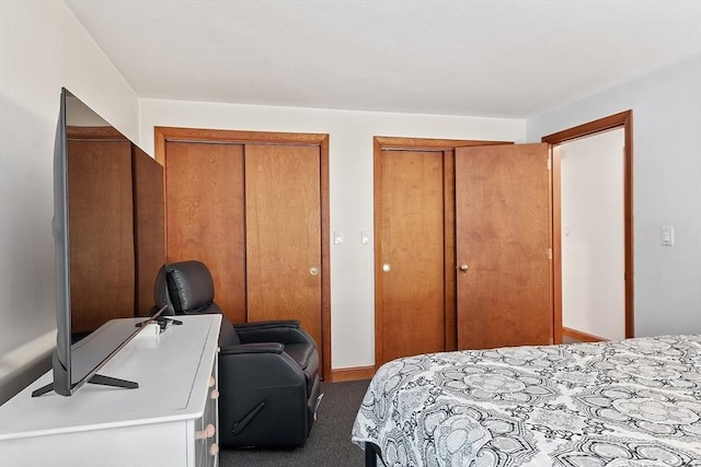 0 E Border Cir, Medford, MA 02155 - carpeted bedroom with multiple closets and an office area