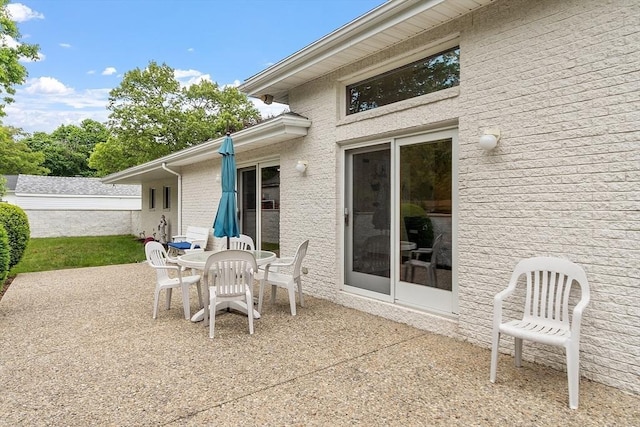 0 E Border Cir, Medford, MA 02155 - view of patio / terrace with outdoor dining area