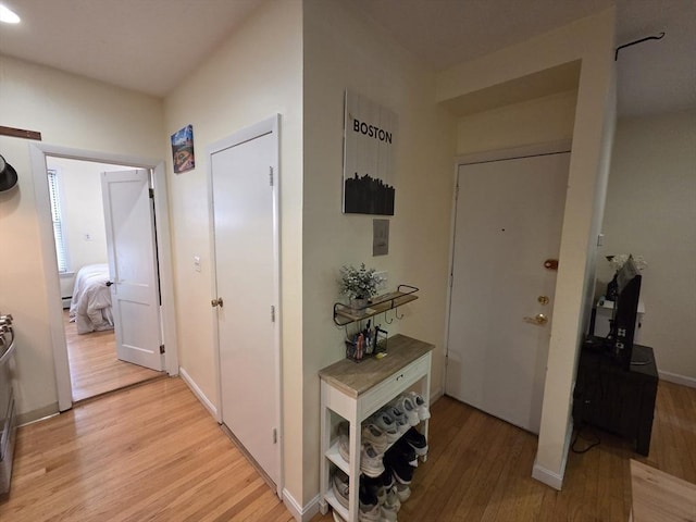 26 Unity St Unit 2, Boston, MA 02113 - hallway with light wood finished floors and baseboards