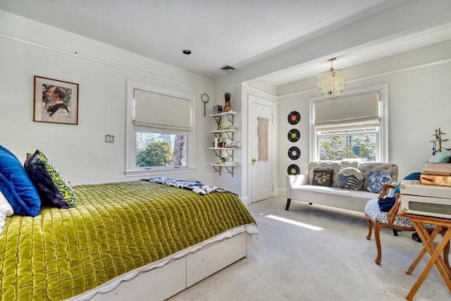 10 Sheffield Rd, Winchester, MA 01890 - carpeted bedroom featuring a chandelier