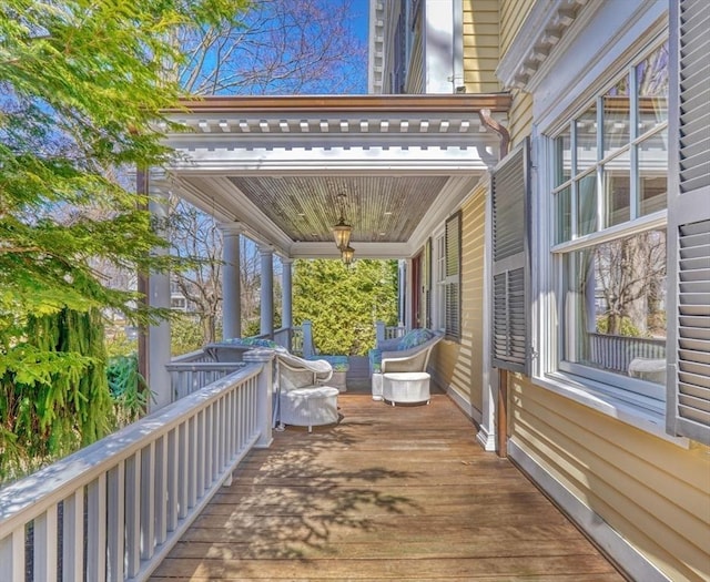 10 Sheffield Rd, Winchester, MA 01890 - view of wooden porch
