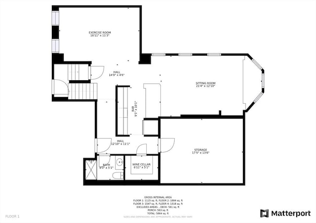 10 Sheffield Rd, Winchester, MA 01890 - floor plan / room layout