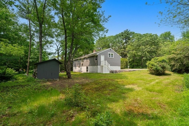 379 Dedham Ave, Needham, MA 02492 - view of yard with an outbuilding