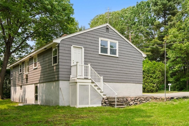 379 Dedham Ave, Needham, MA 02492 - back of property featuring a yard