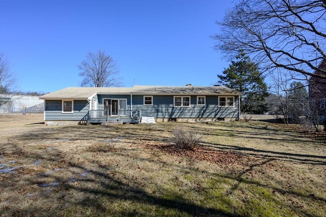 view of front of property