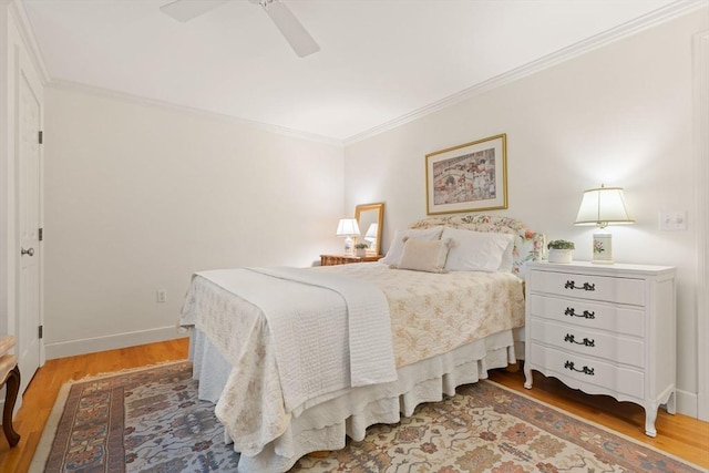 28 Pleasant View Rd, Arlington, MA 02476 - bedroom featuring crown molding, wood finished floors, and ceiling fan