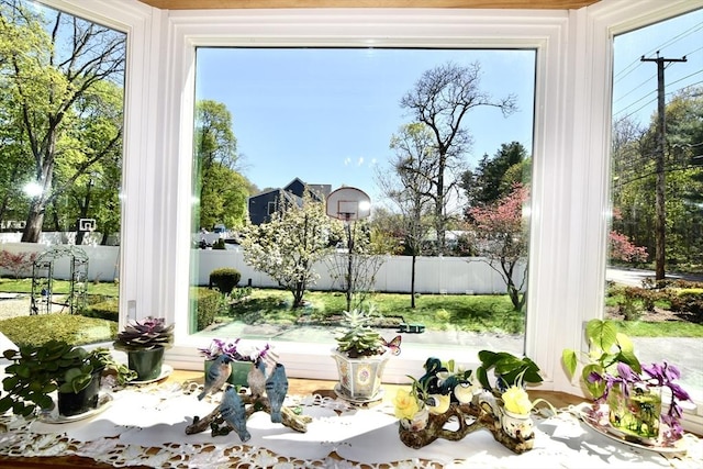 sunroom / solarium featuring plenty of natural light