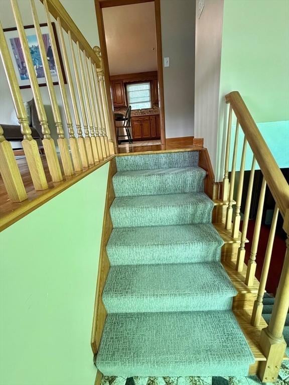 4 Fernandez Cir, Randolph, MA 02368 - staircase featuring wood finished floors