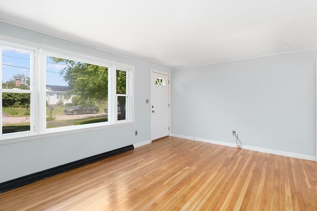 25 Watson St, Seekonk, MA 02771 - spare room featuring light wood-style floors and baseboards