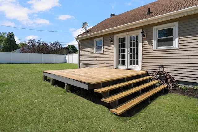 25 Watson St, Seekonk, MA 02771 - wooden deck featuring french doors