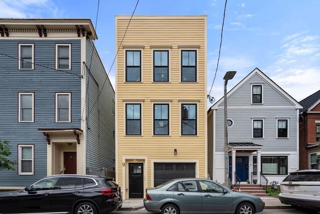 9 Russell Unit 2, Boston, MA 02129 - townhome / multi-family property featuring an attached garage