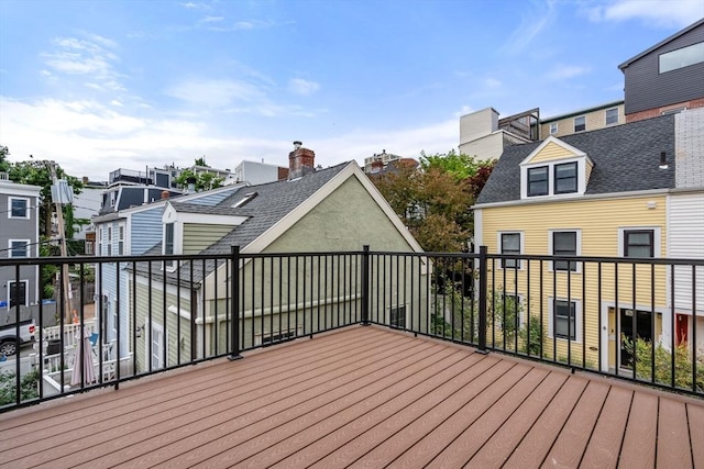 9 Russell Unit 2, Boston, MA 02129 - wooden terrace with a residential view