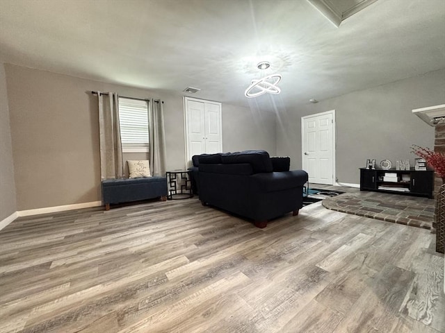 11 Marie Ave, Brockton, MA 02302 - living room featuring wood finished floors and baseboards