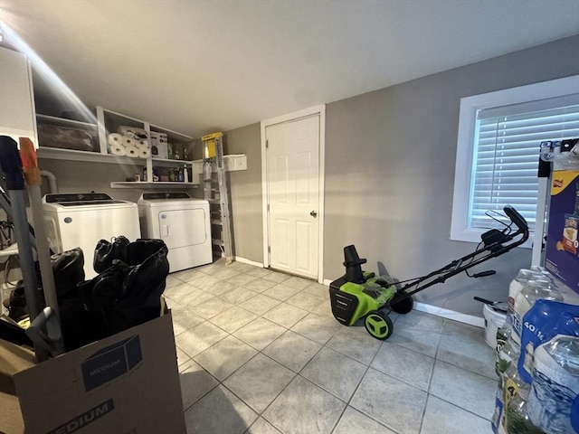 11 Marie Ave, Brockton, MA 02302 - interior space featuring independent washer and dryer, light tile patterned floors, and baseboards