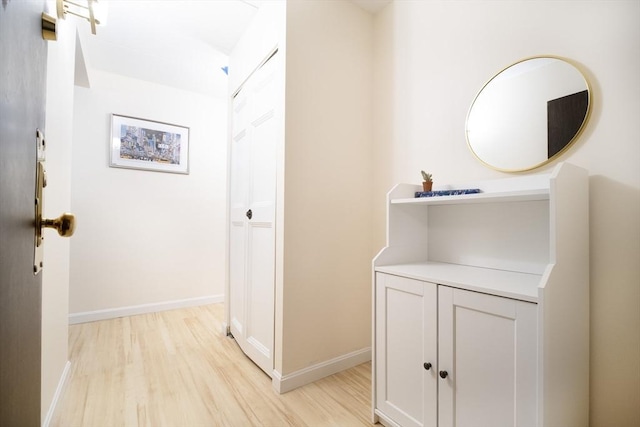 235 Winthrop St Unit 4407, Medford, MA 02155 - hallway with light wood-type flooring