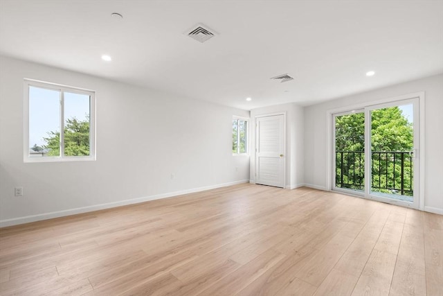 64 Willard St Unit 408, Quincy, MA 02169 - empty room featuring light wood-style flooring and recessed lighting